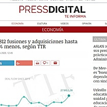 Espaa registra 1.812 fusiones y adquisiciones hasta noviembre, un 22% menos, segn TTR